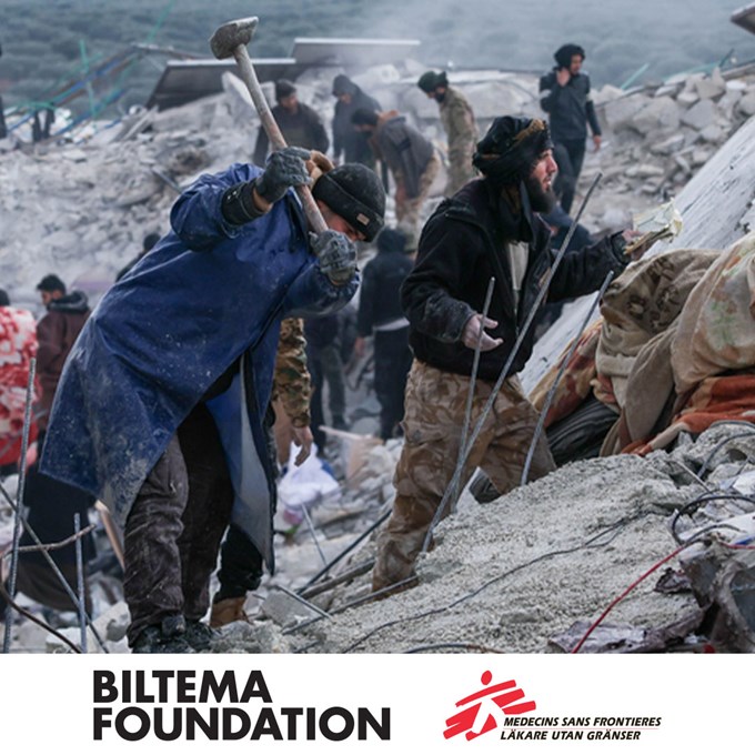Biltema Foundation lahjoittaa lähes 900 000 euroa Turkin ja Syyrian maanjäristyskatastrofista kärsiville